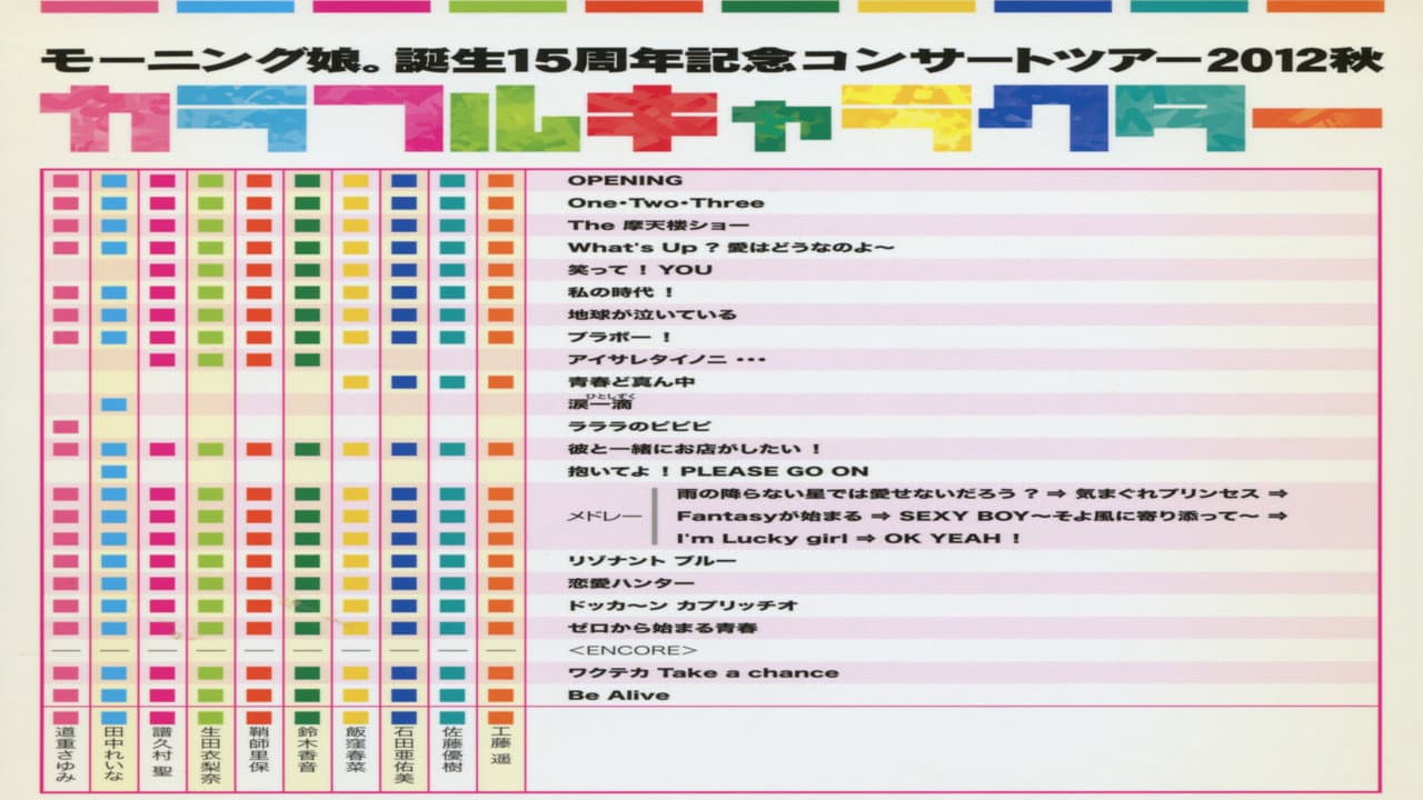 モーニング娘。 誕生15周年記念コンサートツアー 2012秋 Solo 鈴木香音 ~カラフルキャラクター~