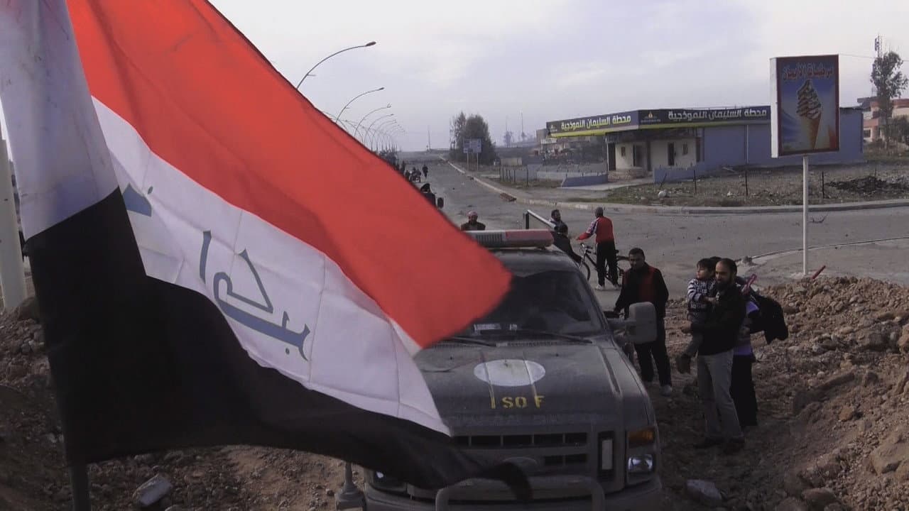 Tres banderas, Mosul