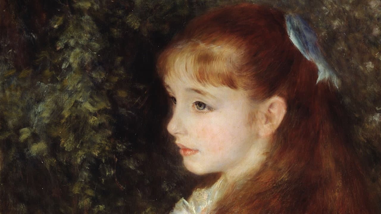 Passage des arts: Renoir et la petite fille au ruban bleu