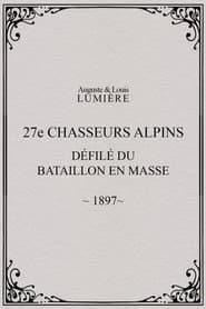 27ème chasseurs alpins : défilé du bataillon en masse