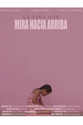La niña que mira hacia arriba
